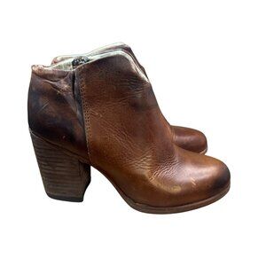 Freebird By Steven Detroit Women's  Size 7  Brown Leather Ankle Booties